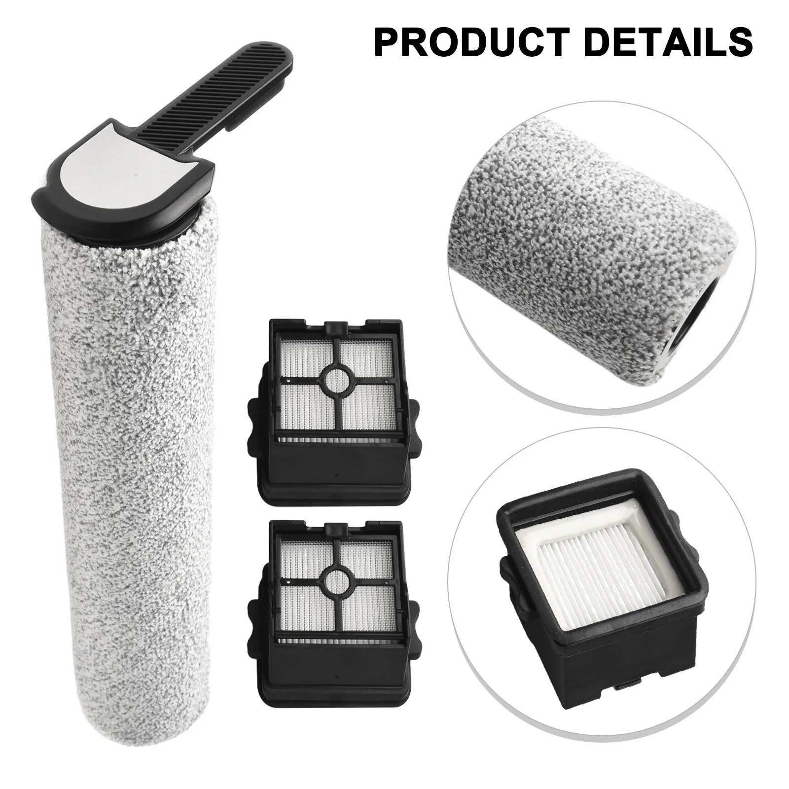 

Main Soft Bristle Roller Brush +2pcs Filters Replacement Set For Ultenic For AC1 For Elite Vacuum Cleaner/sweeping Machine Acces