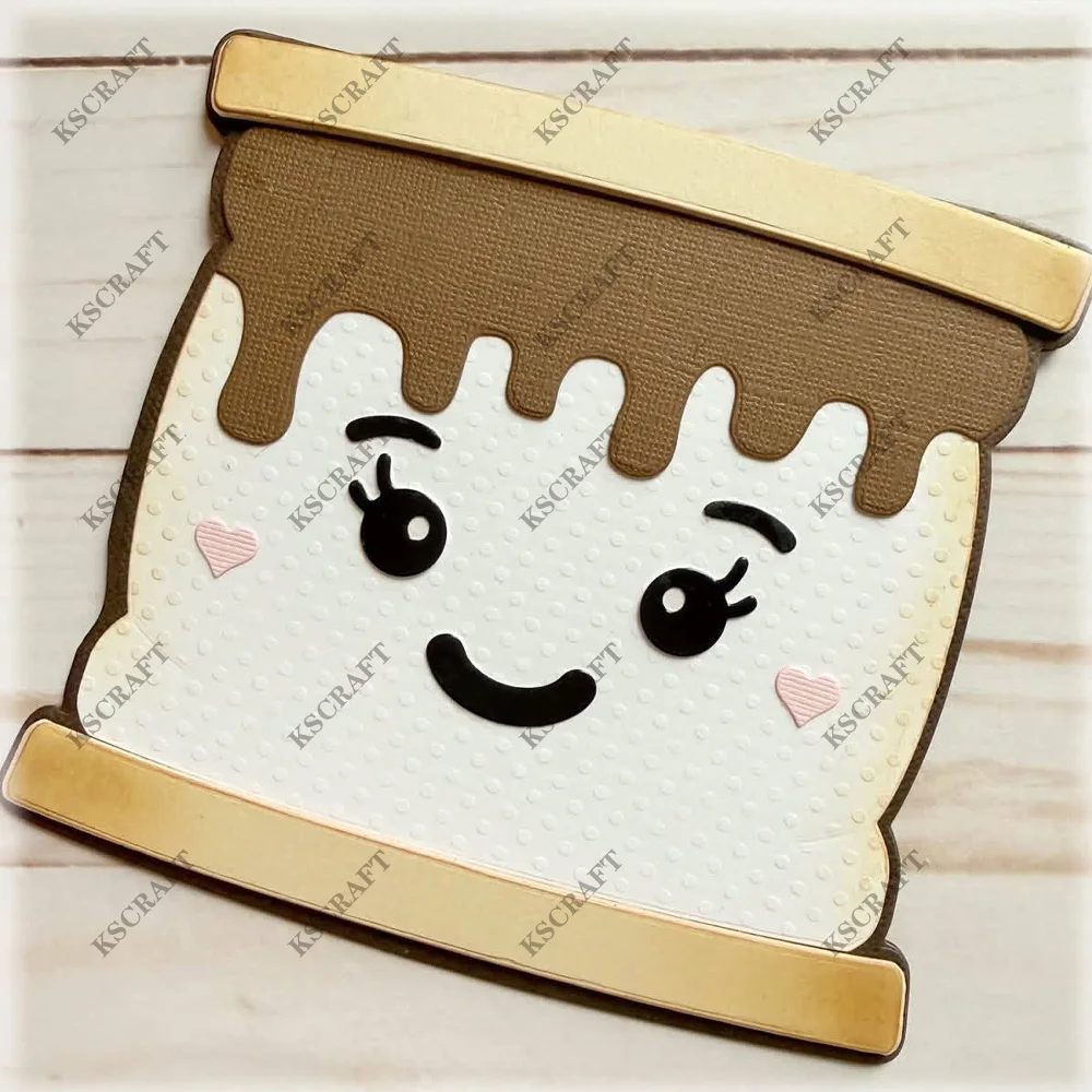 KSCRAFT Smore Mini Album Cutting Dies Stencils for DIY Scrapbooking Decorative Embossing DIY Paper Cards