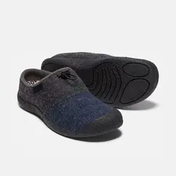 Keen Plush Shoes for Men howser III Slide Slip-on Fluffy Winter Warm Wear Casual Shoes Fashion Lamb Wool Lazy Outdoor Shoes