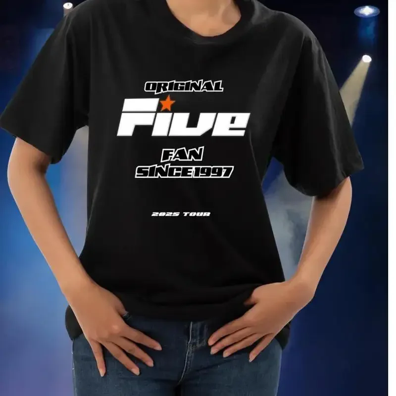 Camiseta FIVE Tour 2025: Merchandising do Concerto 5ive Five's at the O2 - Dia das Mães