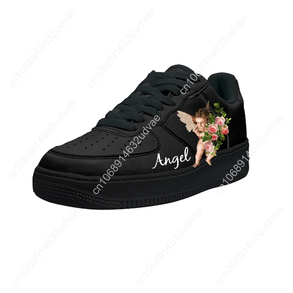

Angel Casual Shoes Platform Sneakers Mens Womens Teenager Flats Sneaker Custom Made Shoe 3D Graffiti Kateboarding Footwear