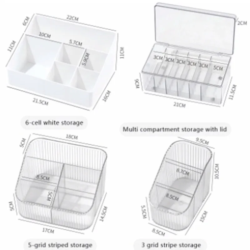 Transparent Eyelashes Extension Tools Storage Box Lashes Accessories Acrylic Desktop Makeup Tool Container Cosmetic Organizer