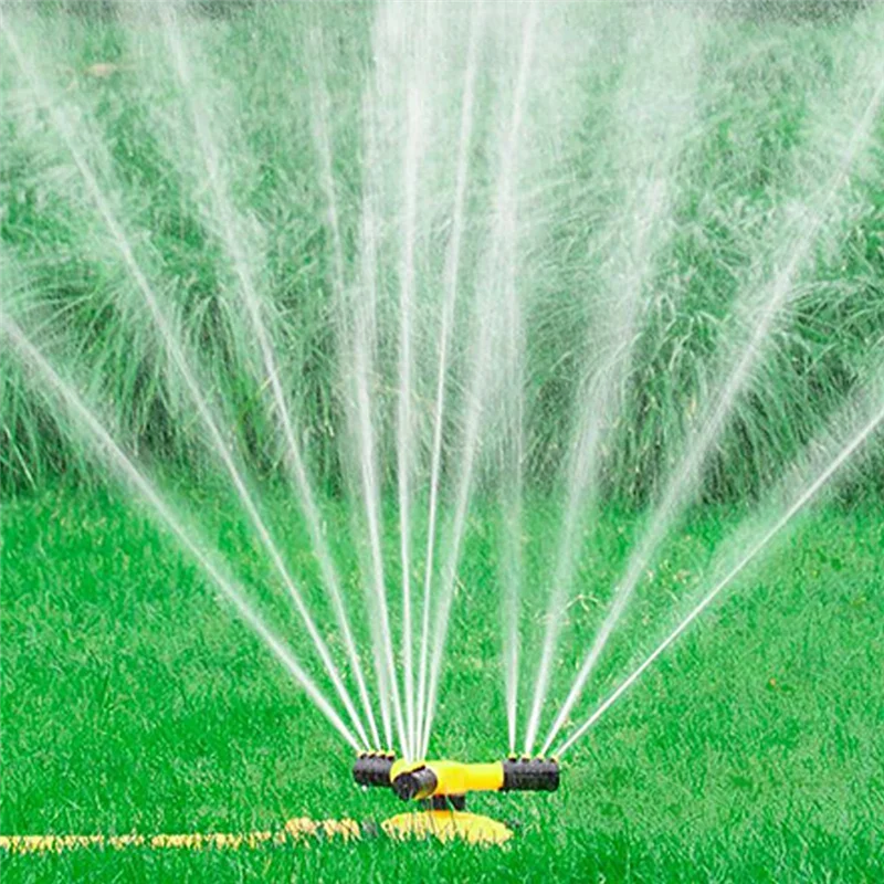 

ABZV-Garden Grass Watering Sprinkler Lawn Sprinkler 360 Degree Rotating Irrigation System Automatic Adjustable Spray Yard