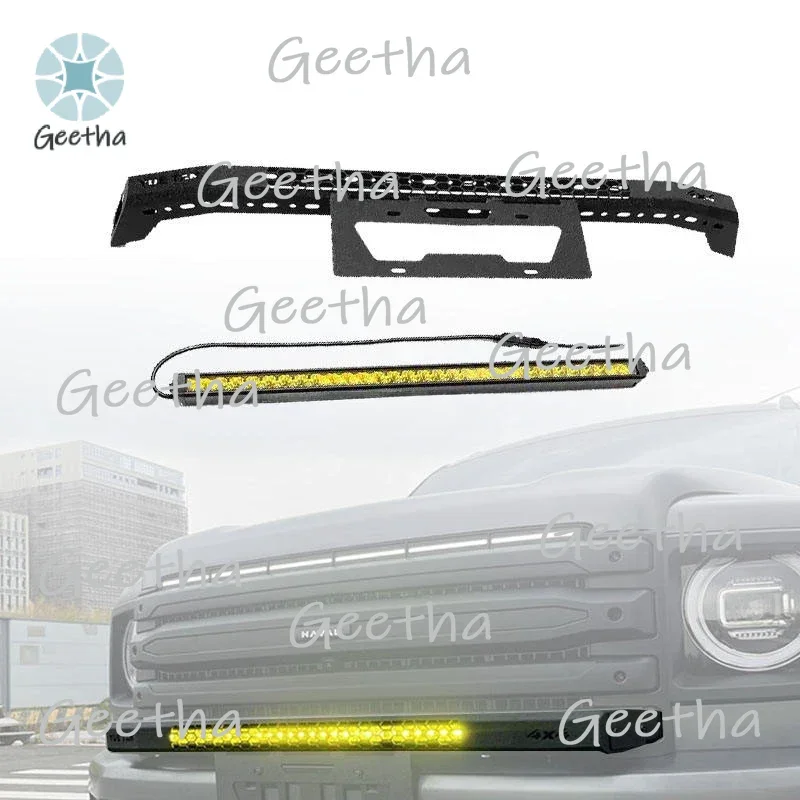 

FOROff Road Protective Front Bumper Guard Bull Bar With Light Crash Bar Modified Grille Guard For Haval H9 2025 Accessories