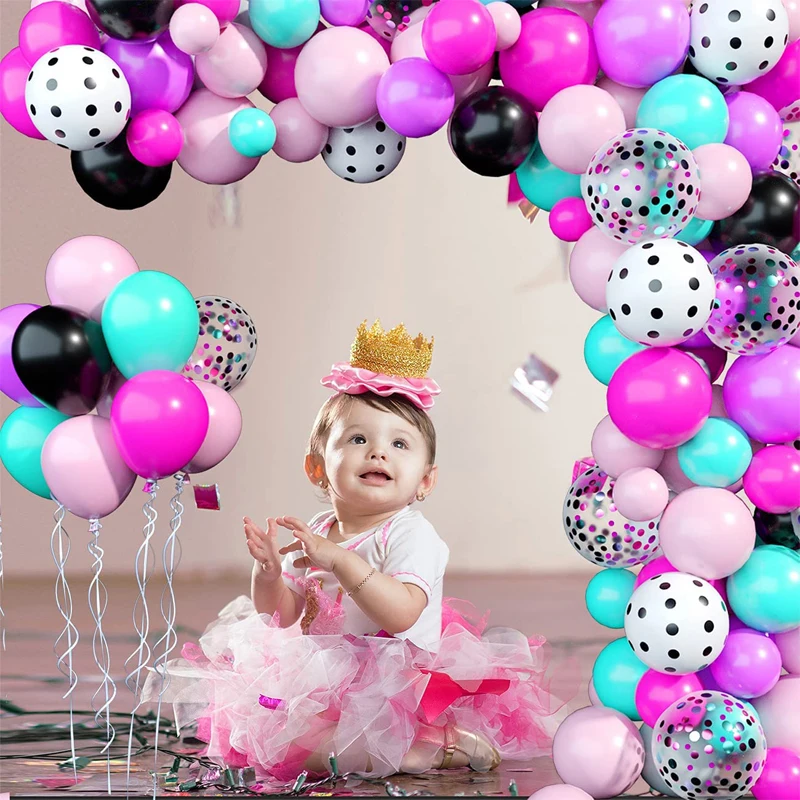 Multicolor Lol Surprise Birthday Party Decorations Balloon Garland Kit For Lol Surprise Themed Baby Shower Birthday Balloons