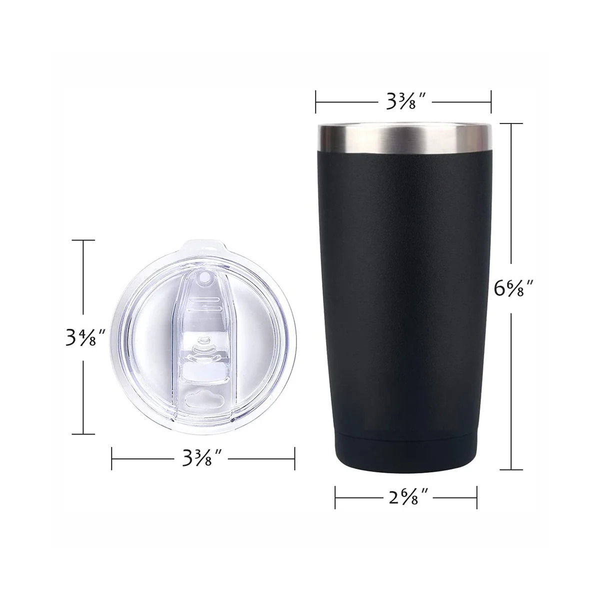 2Pcs 30OzTumbler with Lid, Stainless Steel Vacuum Insulated Double Wall Travel Tumbler, Durable Insulated Coffee Mug