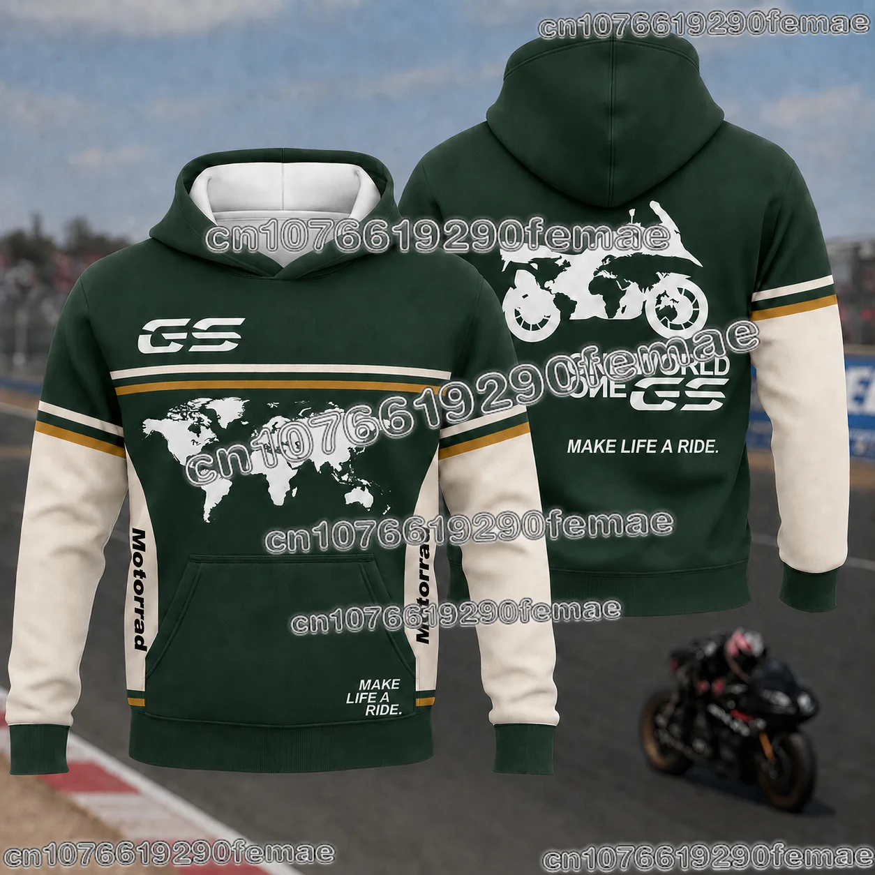 Neuer GS Adventure Motorrad Hoodie für Motorradfans Outdoor-Motorradfahren Langarm Lässiger Bequemer Pullover Sweatshirt – Detail 5