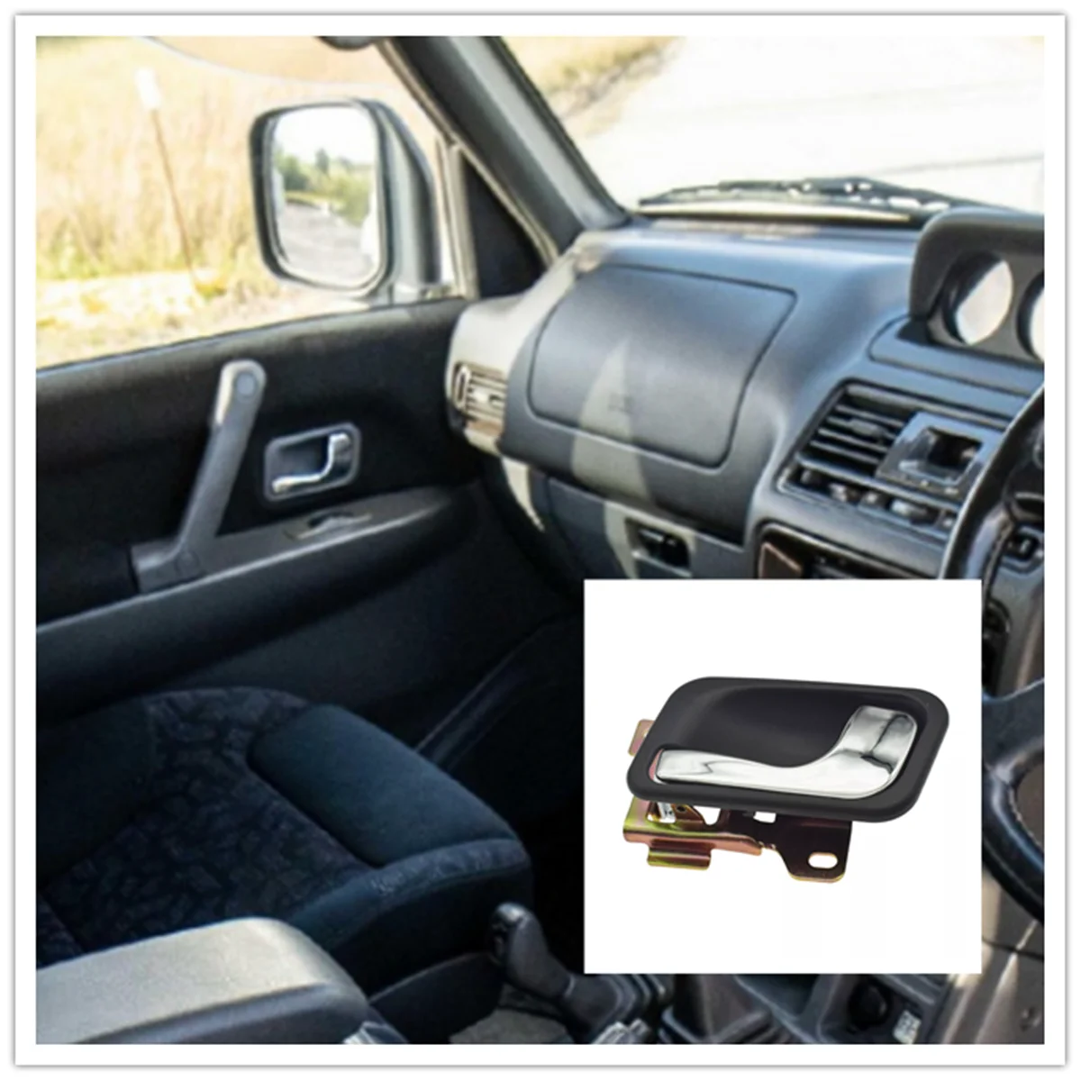 For Mitsubishi Montero Pajero Interior Car Door Handle Set 1992-2000 Front Rear Left Right Inner Door Knob for Vehicle