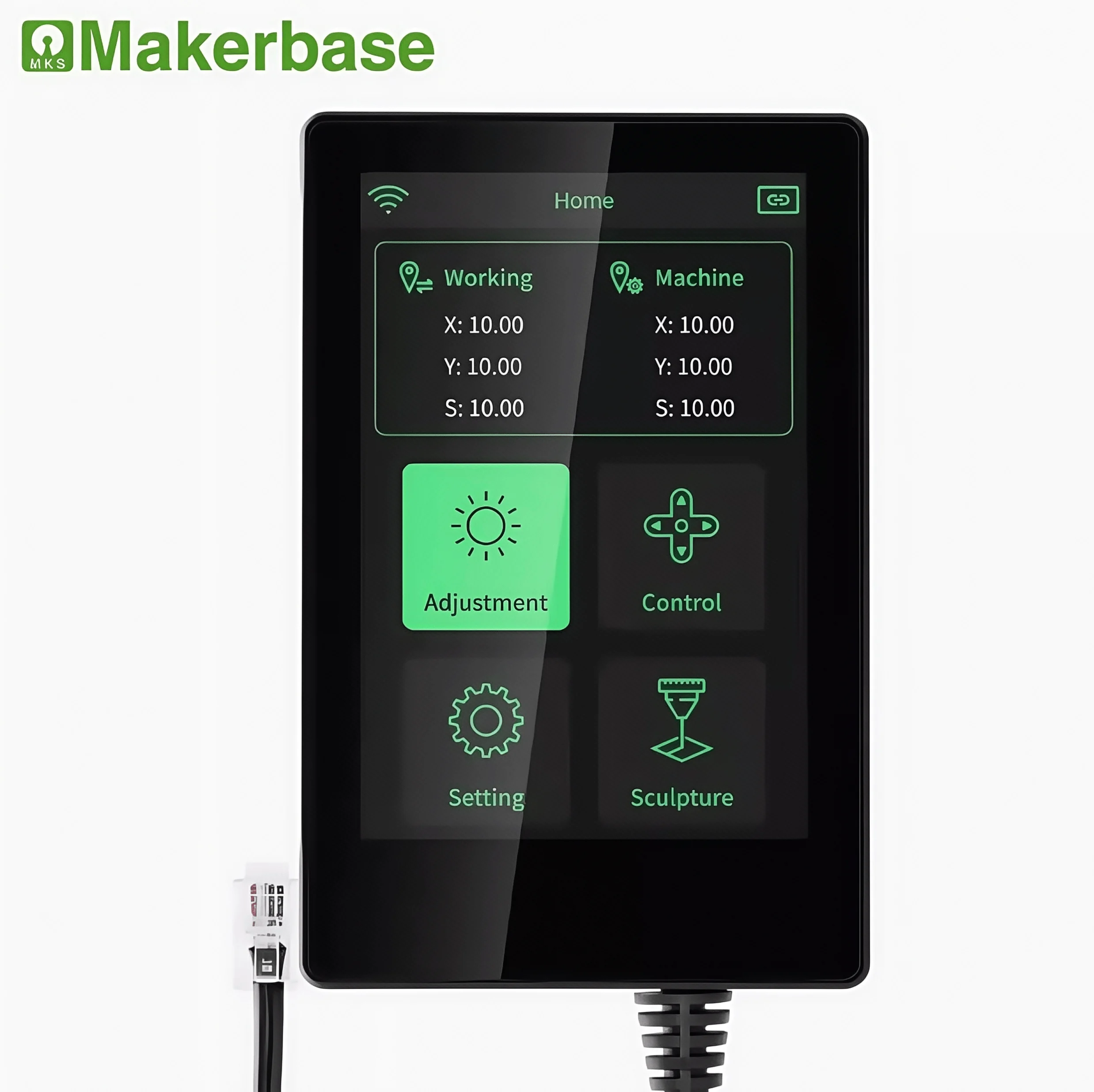 Makerbase MKS ESP-TFT35 3.5" Touchscreen TFT Display Laser/CNC Engraver Offline Control Panel for DLC32 Max