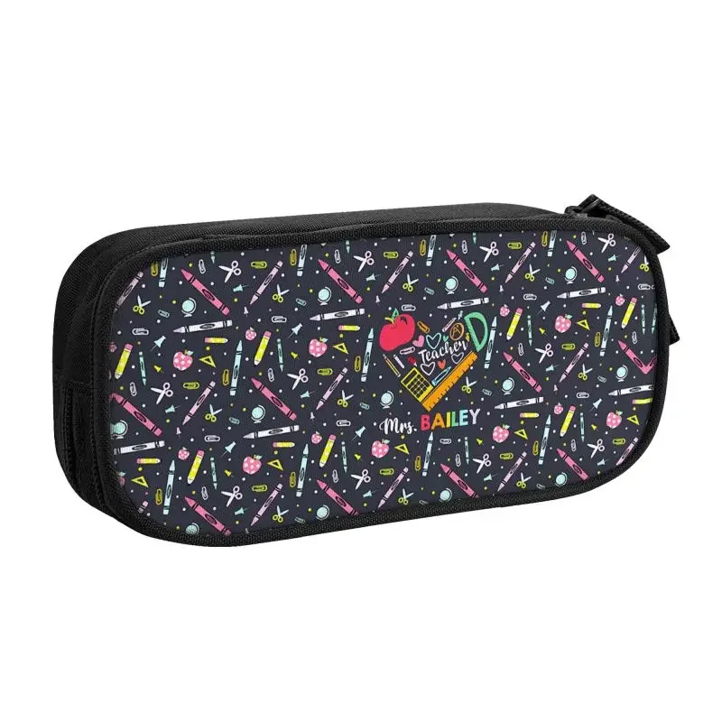 Back To School Pencils Rulers Pens School Pencil Case Girls Boys Large Storage Pencil Pouch Students Stationery