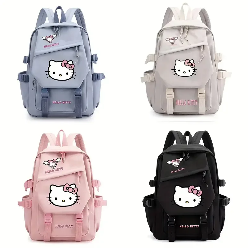 

Sanrio Cinnamoroll Hello Kitty Cartoon Backpack Children Lovely Schoolbag Kids Gift Student Multifunctional and stylish Backpack