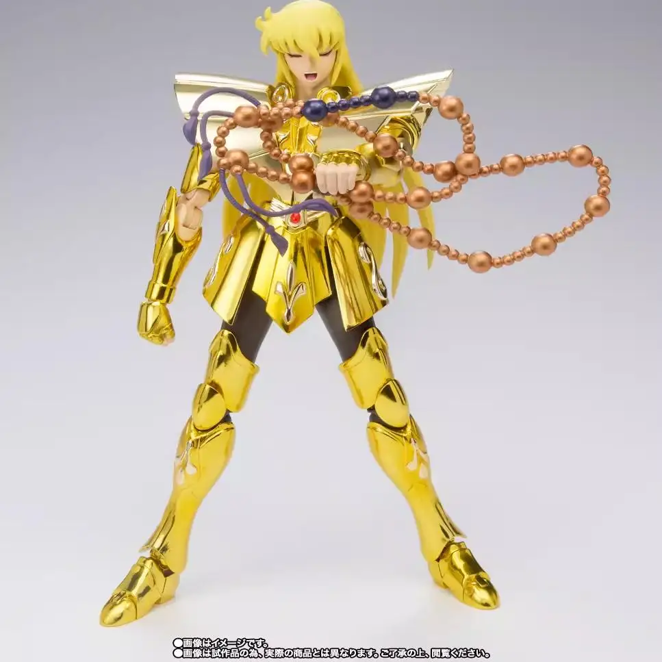 Bandai Original Soul Limited Saint Seiya Myth Holy Cloth Ex Virgo Shaka Anime Figures Model Ornament Collectible Toys Gift