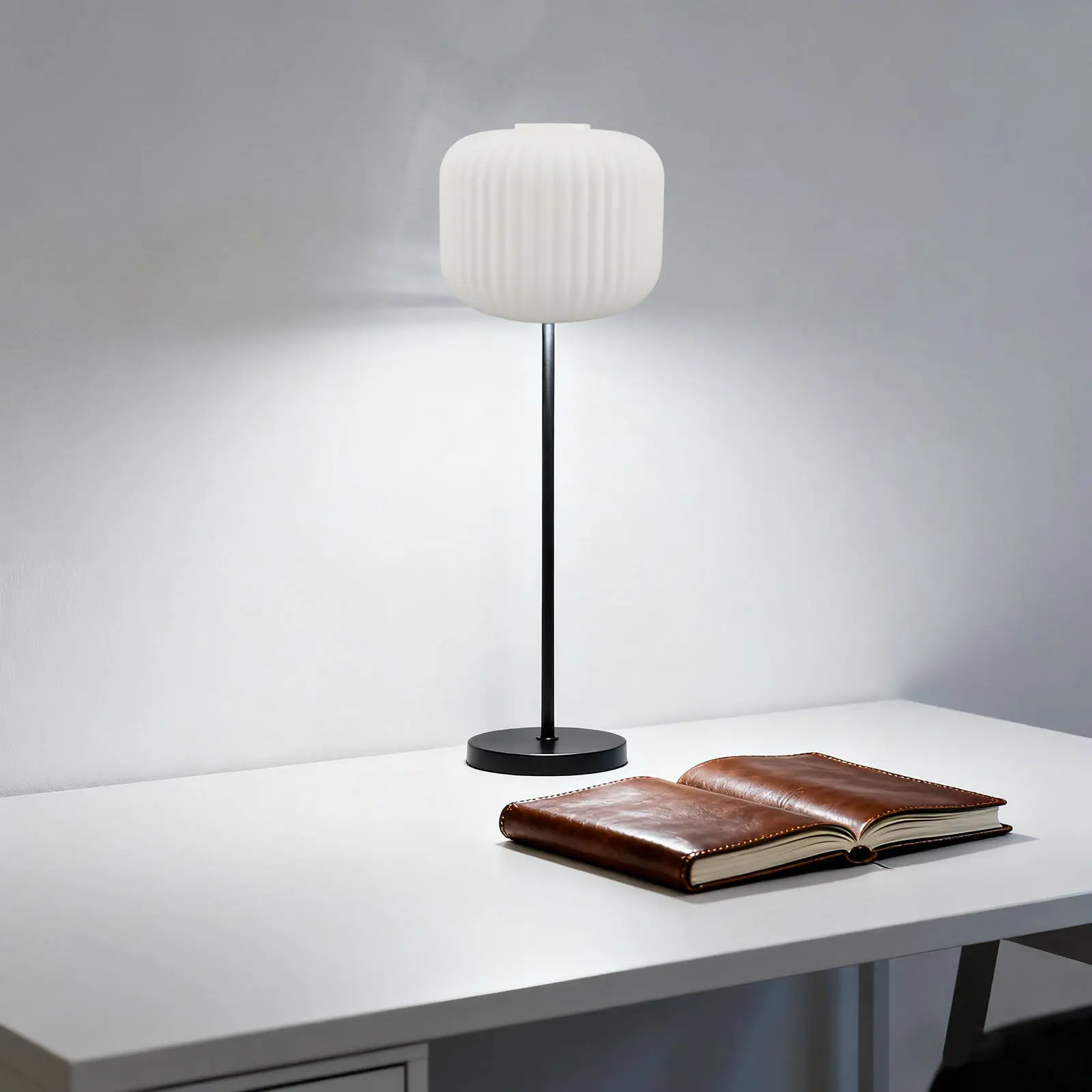 Replacement Glass Lamp Shade Cylindrical E26 E27 Water Ripple Textured Pendant Lampshade Glass Light Cover Ceiling Wall Sconce