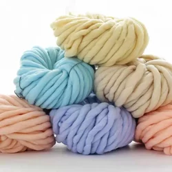 250g*2/Pc Super Bulky Arm Knitting Wool Roving Knitted Blanket Chunky Wool Yarn Super Thick Yarn For Knitting/Crochet/Carpet/Hat