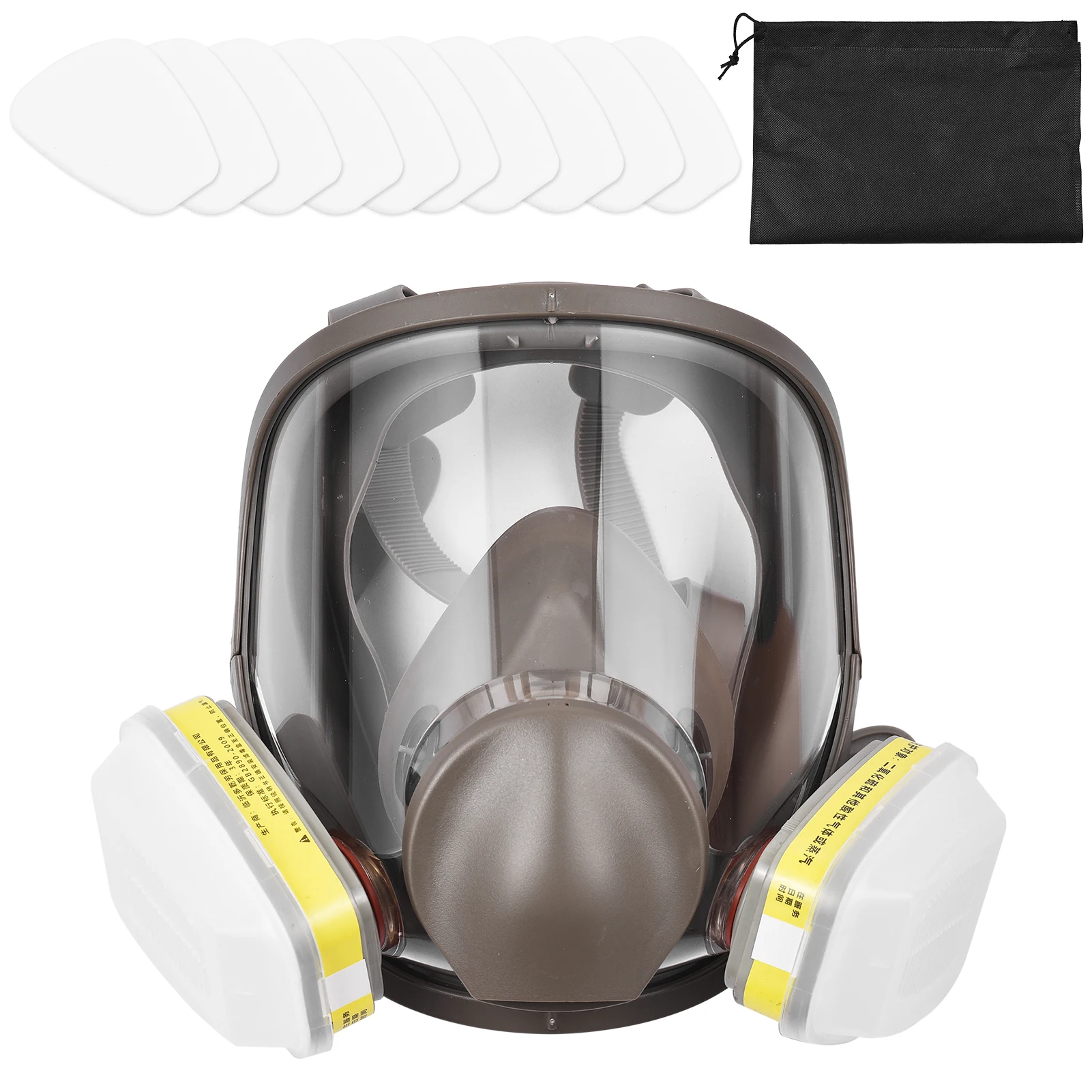 

Breathing Protection Full Face Cover Protective Respirator Full Cover Respirator Welding Polishing Woodworking Protective Supply