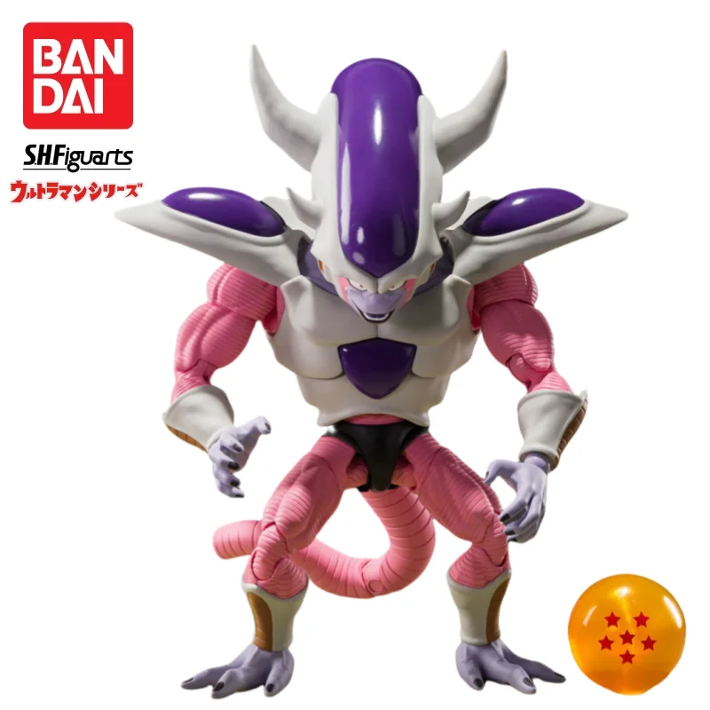 In Stock Bandai S H Figuarts Original Dragon Ball Frieza Doll Brand New Boxed Action Figure Anime Characters Model Garage - view 2