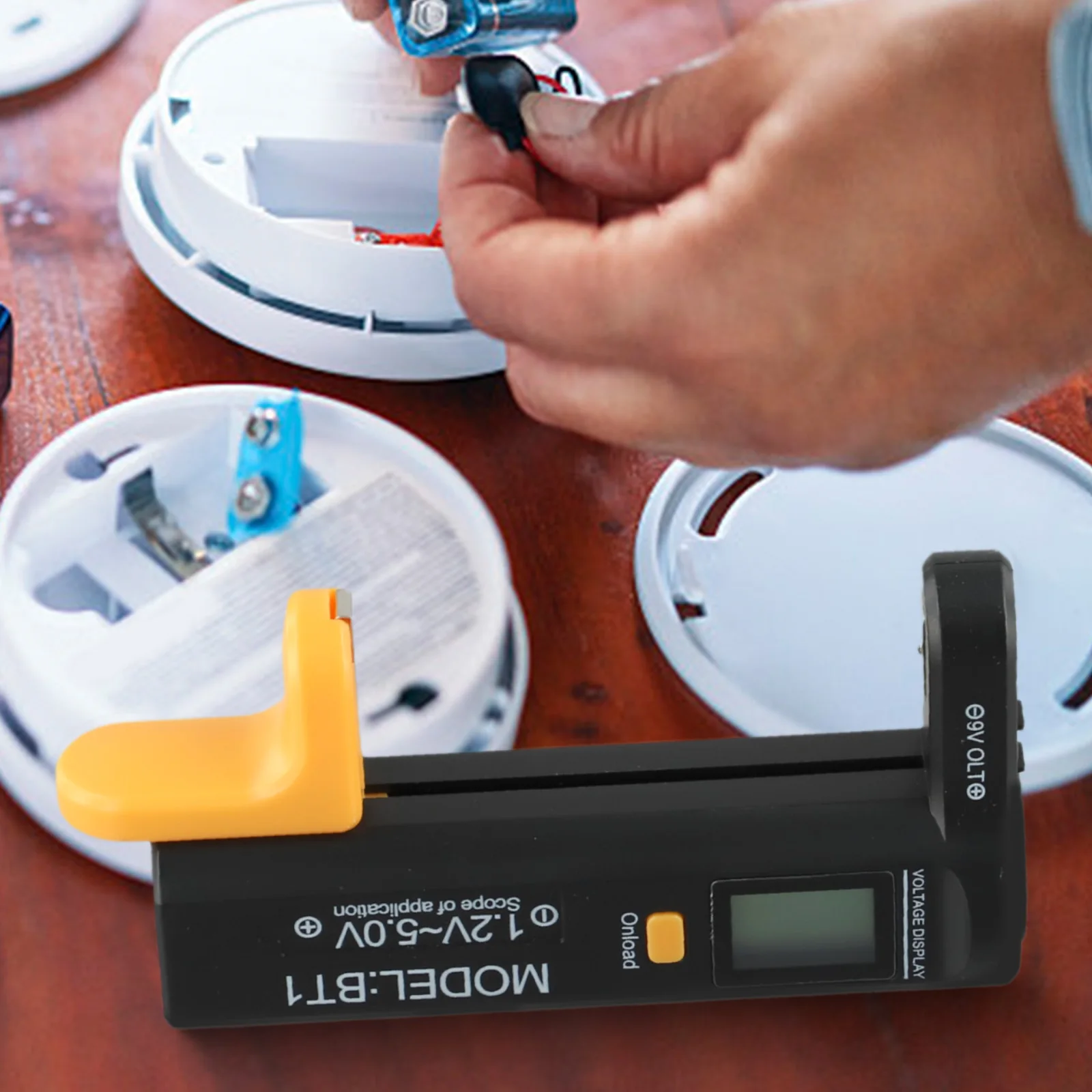 for handy Dry Battery Tester Compatible with a Wide Range of Sizes from AAAA to 9V/1 5 Volt Buttons Perfect for Quick Checks