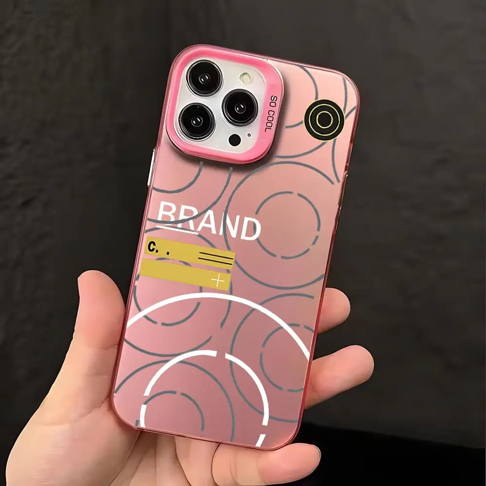 Coque de téléphone tendance pour iPhone 17 16e 16 15 14 13 12 11 mini Pro Max X XR XSMAX 8 7 Air Plus, anti-chute, dos mat, S-StoneS-es-S-Cover