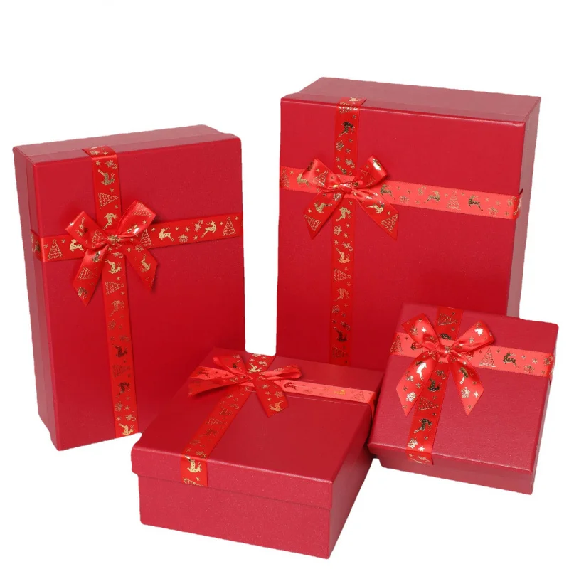 Custom. Countdown Calendar Box-Border Ribbon Box Double Open in Stoc