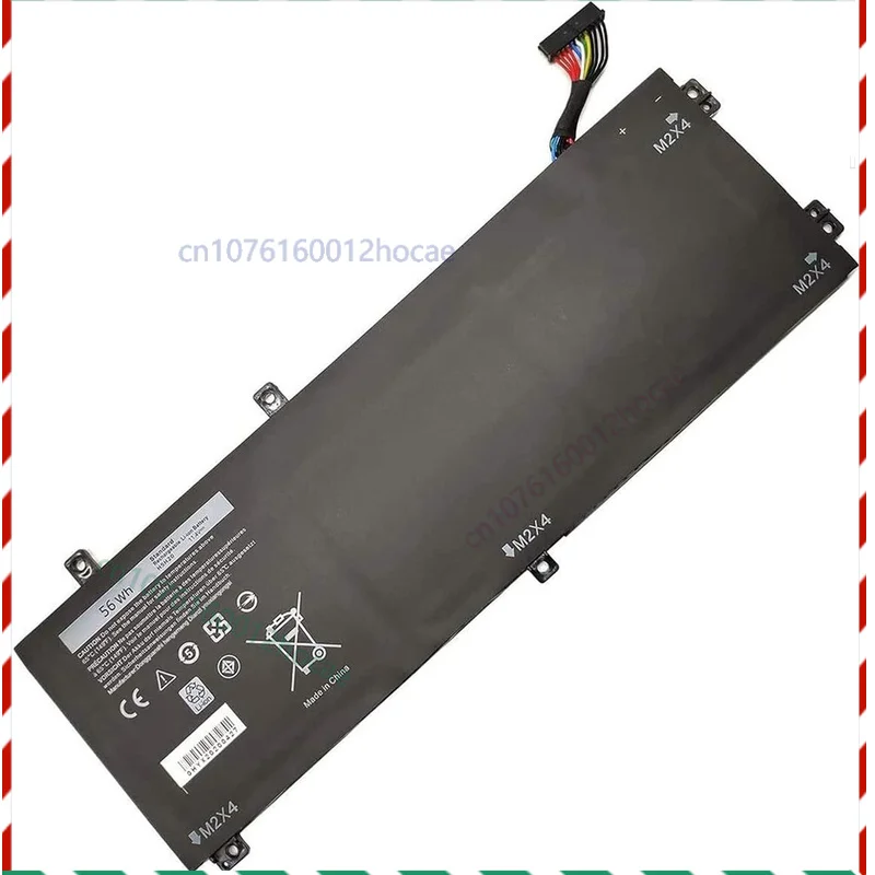 

New 56Wh 11.4V Battery H5H20 for Dell XPS 15 9550 9560 9570 7590 5D91C CP6DF Fast ship