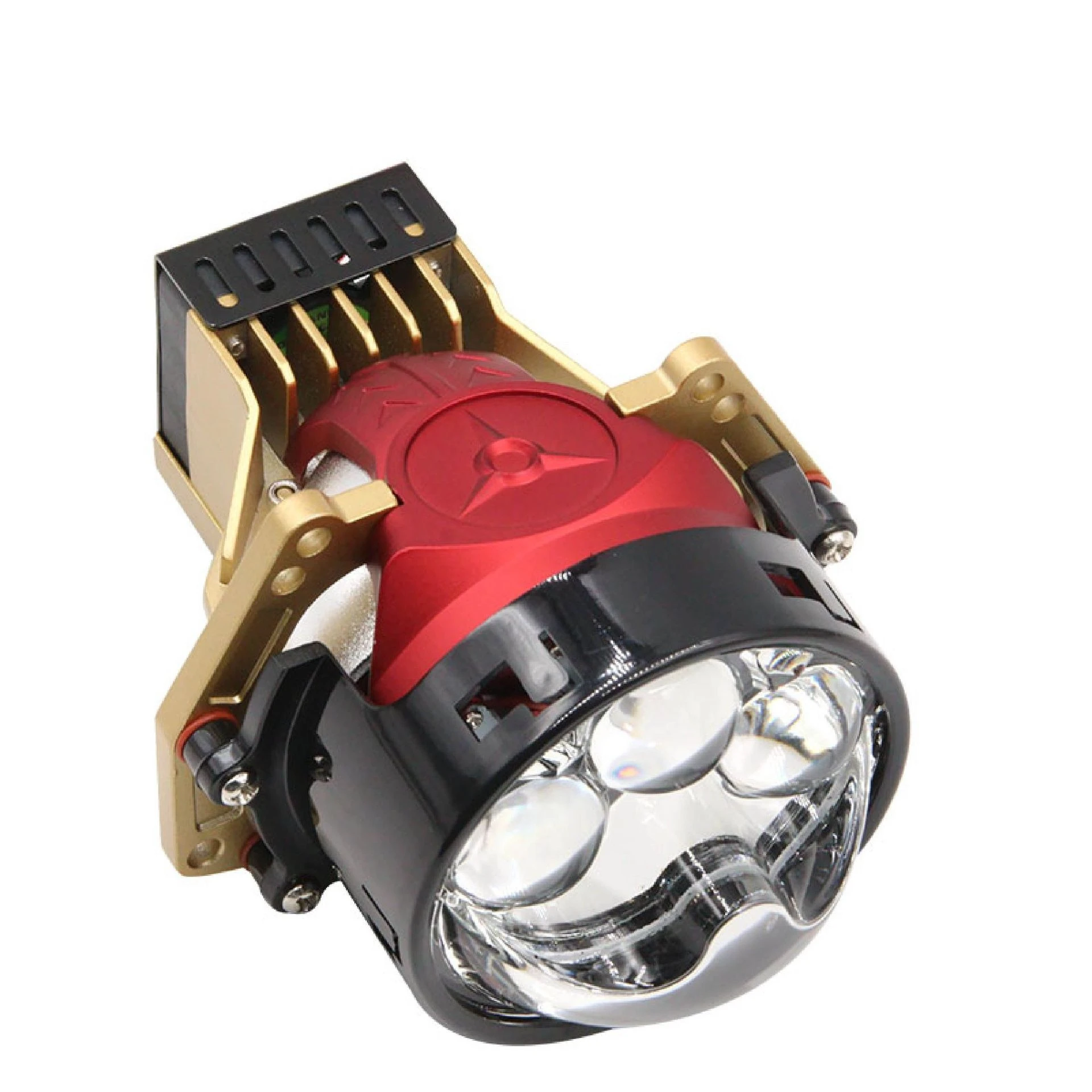 G6 Triple Laser LED Headlight High Definition Dual Len Hi/Lo Beam Integrated Spotlight Super Bright Automotive Modified Headlamp