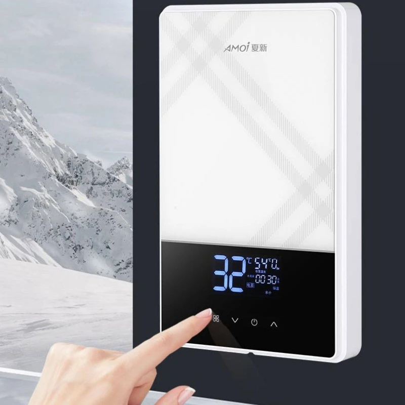 Household Instant Electric Water Heater Constant Temperature Compact Fast Heating for Rental Home Shower & Kitchen