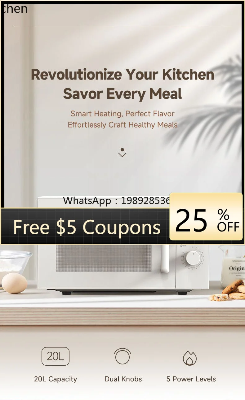 

AA microwave oven light wave barbecue integrated household small large capacity mechanical multi-function timing oven