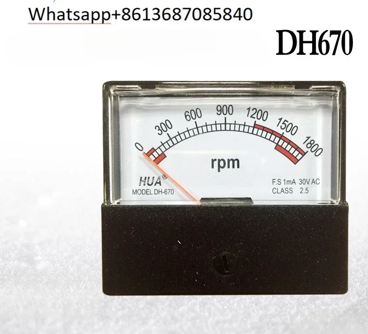 Press tachometer DH670 RPM DH50 DE670 AC30V