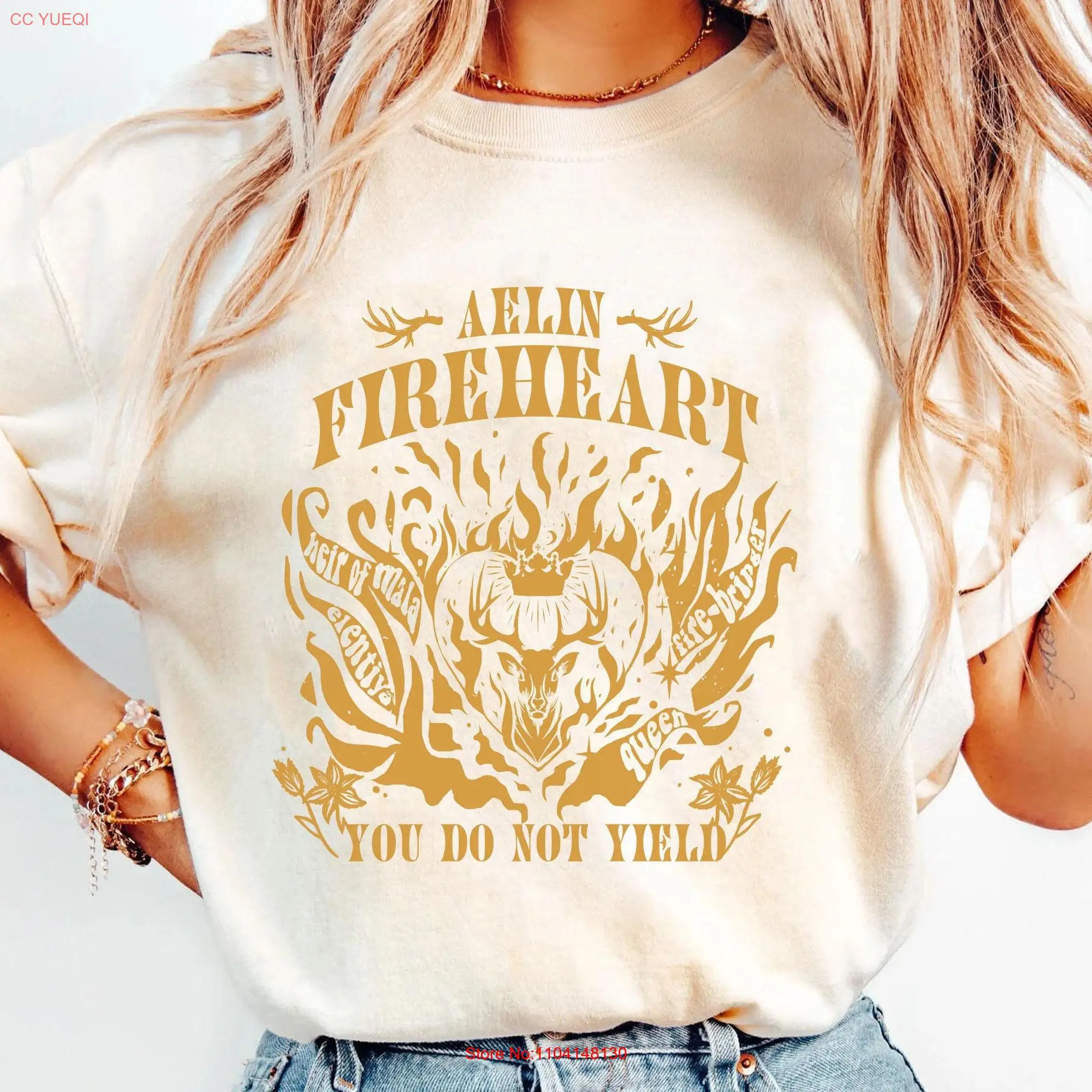 Vintage Aelin Fireheart Concert You Do Not Yield Comfort Colors T Shirt Throne Of Glass Wash Book Lover For Bookworm