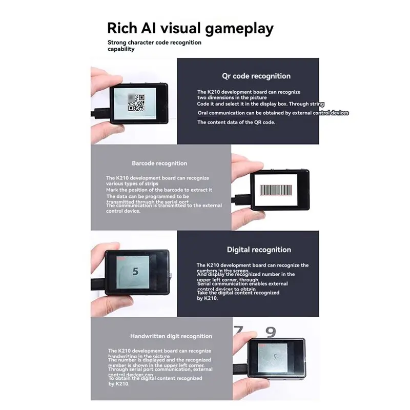 Module de Vision N75R-AI, carte de développement de Vision AI, reconnaissance de Vision AI, reconnaissance de couleur faciale