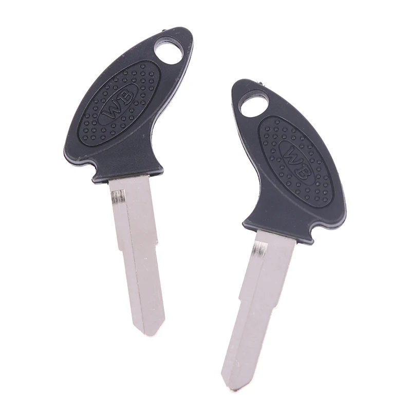 2Pcs/pack Blank Uncut Key For Some Chinese Motorcycle Moped Left And Right Blade Groove Hardware Accessories Left And Right