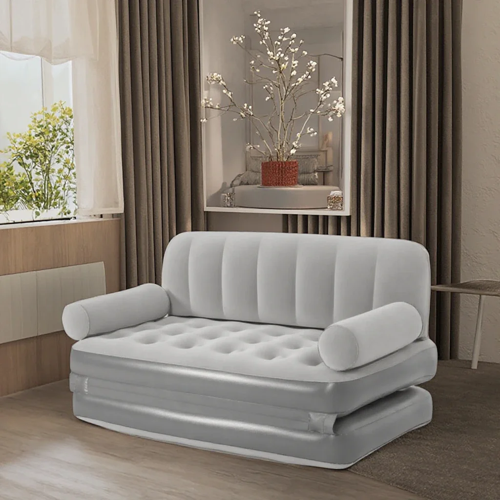 Inflatable Sofa Double Person Inflatable Lounge Chair Lazy Person Inflatable Sofa