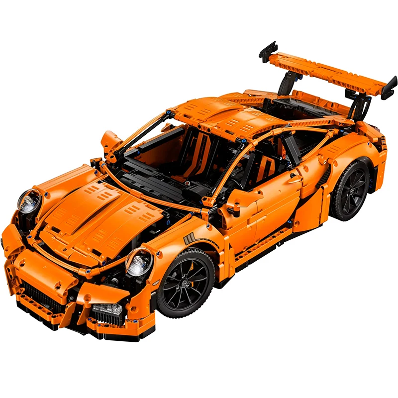 Tecnico MOC 42056 911 GT3 RS Supercar Racing SportsCar Car Model 2704PCS Building Blocks Brick Puzzle Toys for Adult Kids Gift