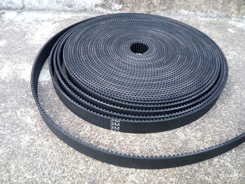 High Quality 10 Meters Rubber HTD 3M Timing Belt  width 15mm with fiberglass core HTD3M Open ended 3M timing pulley CNC machine