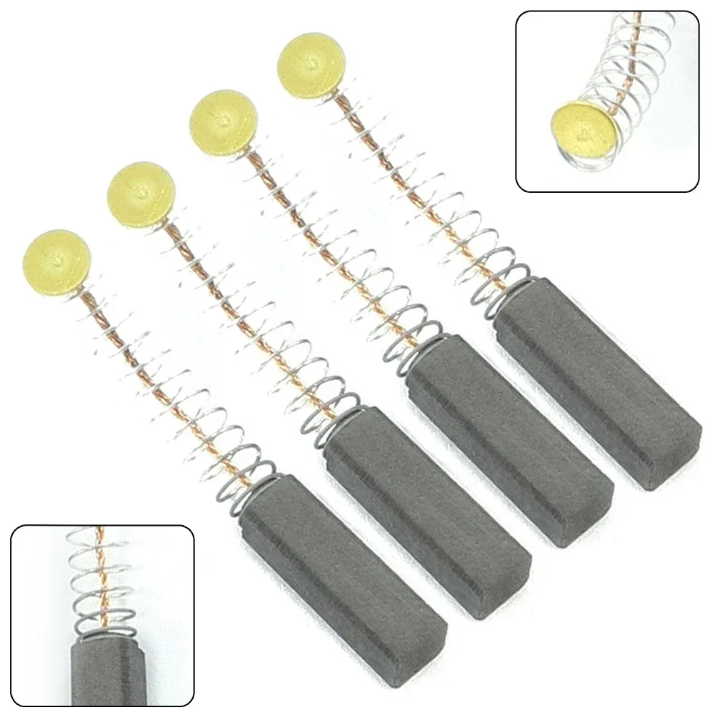 4Pcs Carbon Brushes Carbon Motor Brushes For Electric Motor Carbon Brushes Power Tool Accessories 6x6x20mm