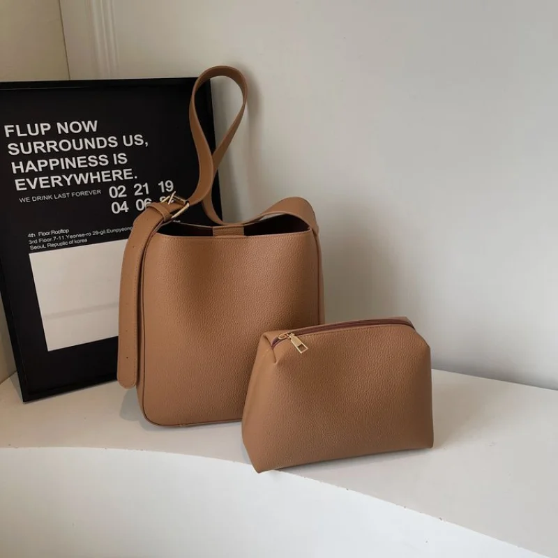 

Женская большая сумка премиум-класса из искусственной кожи с модным парижским повседневным винтажным легким повседневным стилем ​