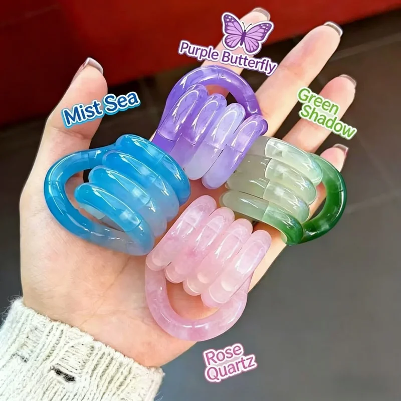 

Attention Deficit Hyperactivity Disorder (ADHD) Concentration Training Finger Relaxation Twisting Music Crystal Wrapping Toy