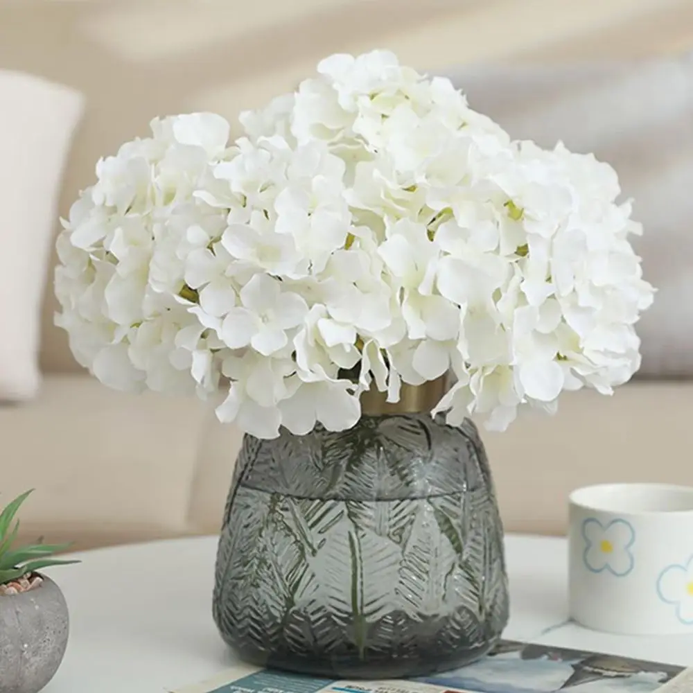 

Artificial Flower Silk hydrangea Garden Valentine Wedding Bridal Bouquet Home RoomTable Vase Festival Wreath Diy Gift box Decora