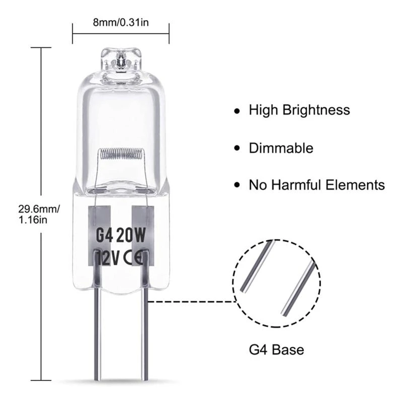 Home Mini Oven Lighting Bulb 12V 20W 10W LED Microwave Light LED SHITE VIRESTER APPERIANT