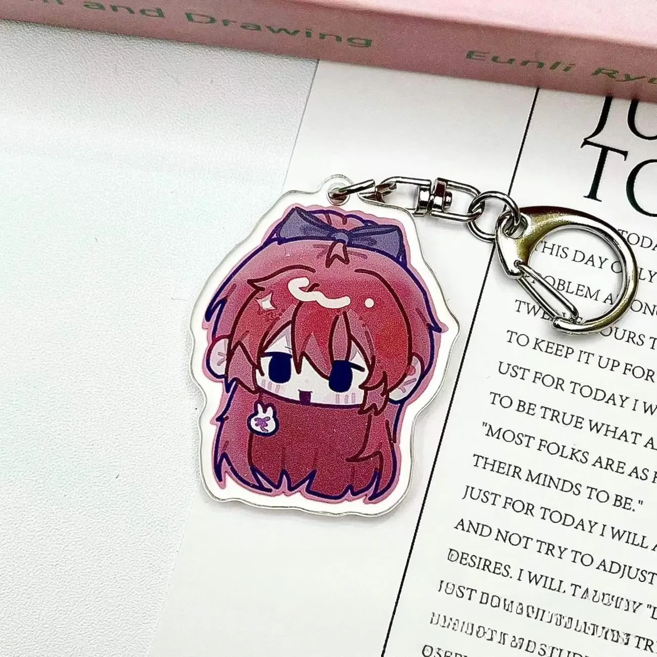 Animation Derivatives Acrylic Keychain Kaname Akemi Sayaka Mami Sakura Exclusive Design Fashion Back To School Anime Juguetes