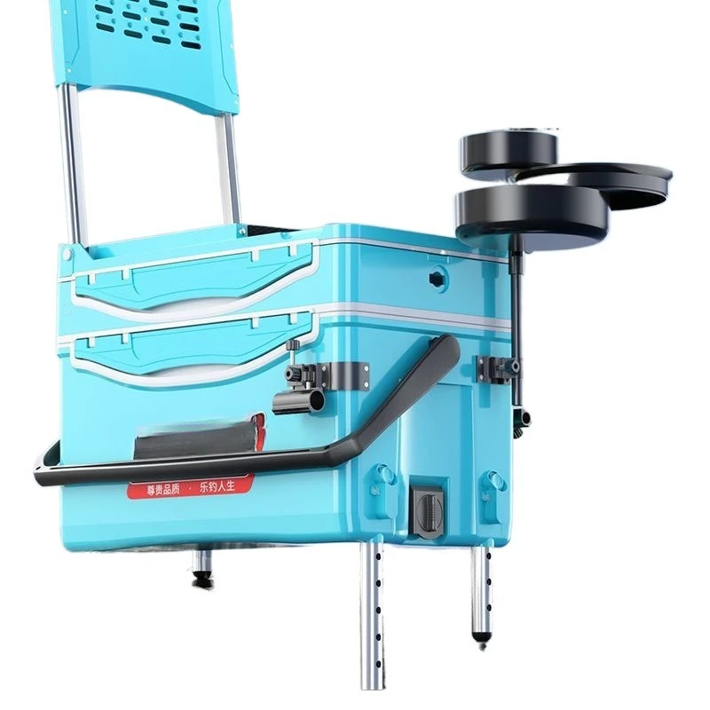 ultra-light multi-function with wheel Taiwan fishing box full set of fishing gear box