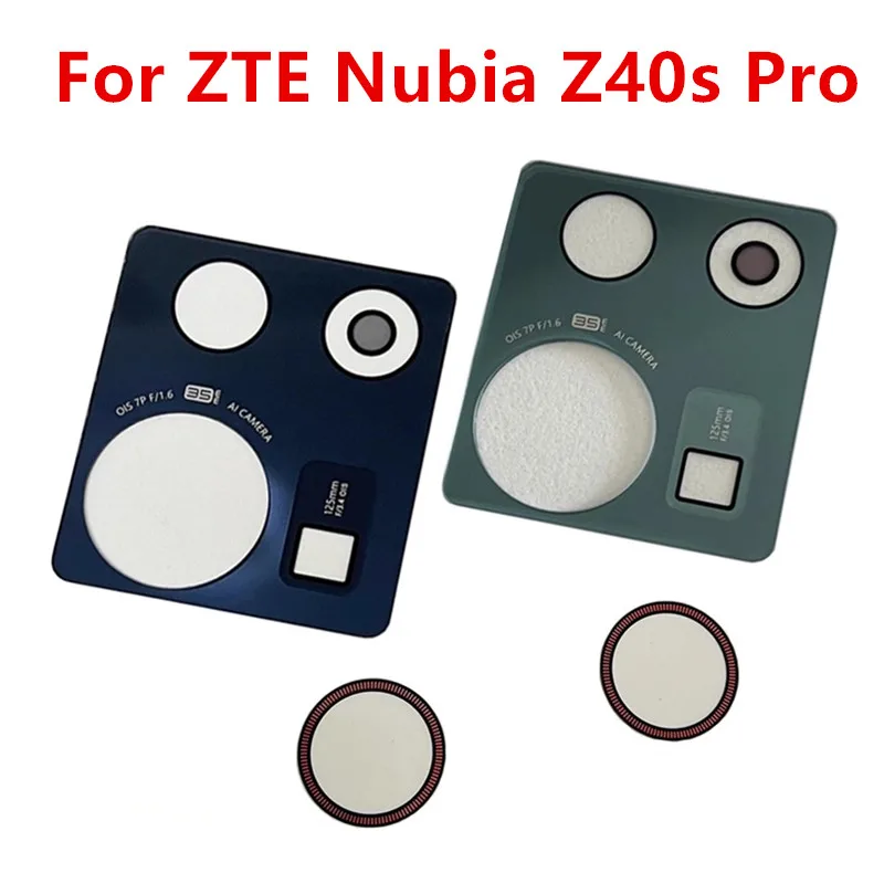 

Z40SPro For ZTE Nubia Z40S Pro Camera Lens Glass Repair Rear Housing Replace Phone Repair Parts NNX702J