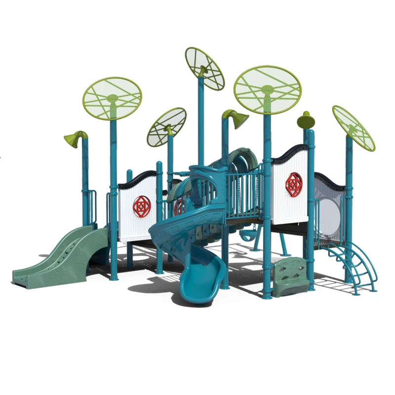 custom cheap low price outdoor swing set amusement park rides play area playground kids slide