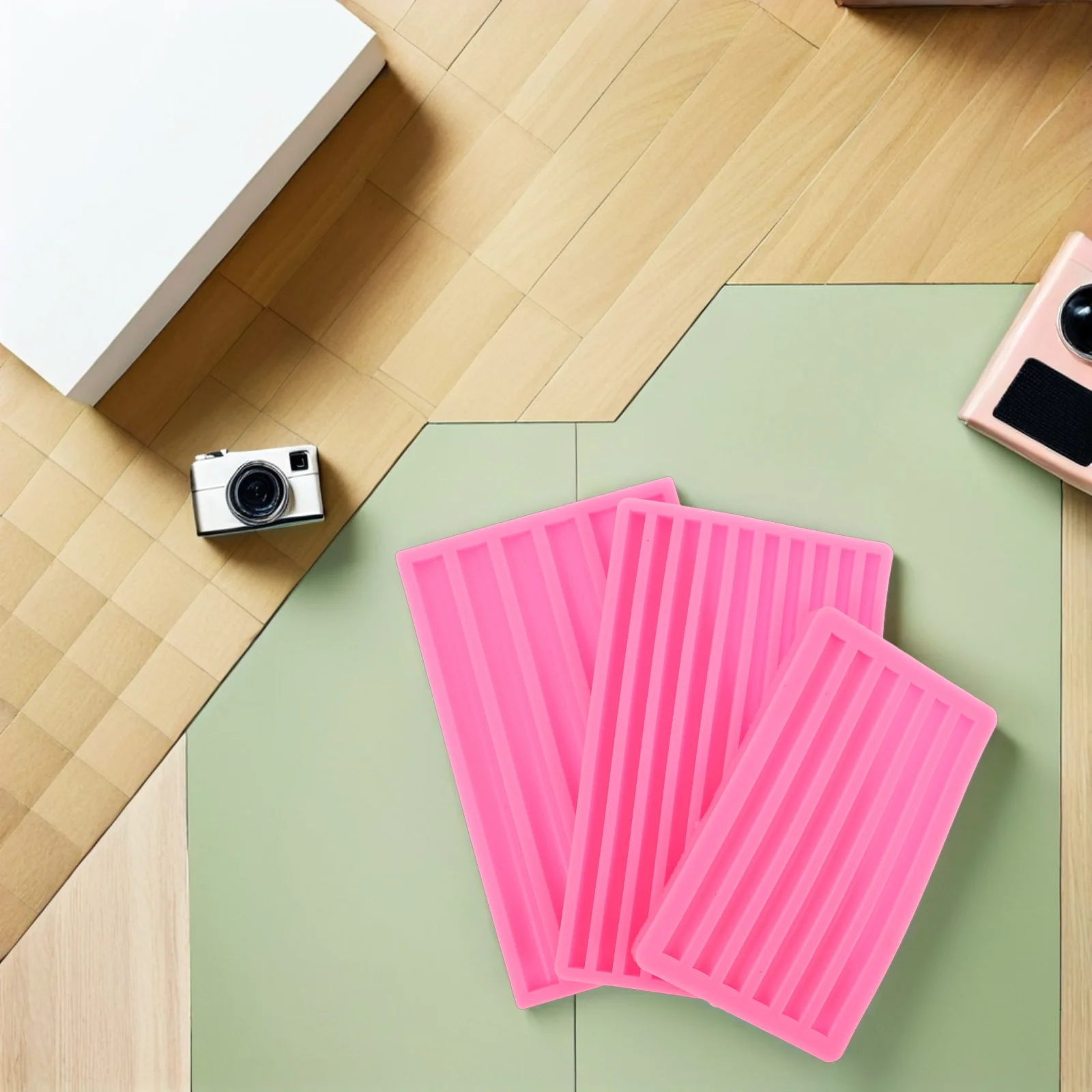 

3pcs Silicone Wax Strip Mold Set Diy Intricate Seal Design Sturdy Flexible Craft Tool For Resin Art Wedding Holiday Home Sealing