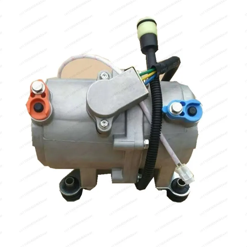 

Electric vehicle air conditioner dual-purpose compressor condenser electronic fan