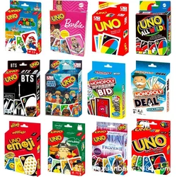 UNO FLIP! Games Family Funny Entertainment Board Game Fun Playing Cards Kids Toys Gift Box uno Card Game Children birthday gifts