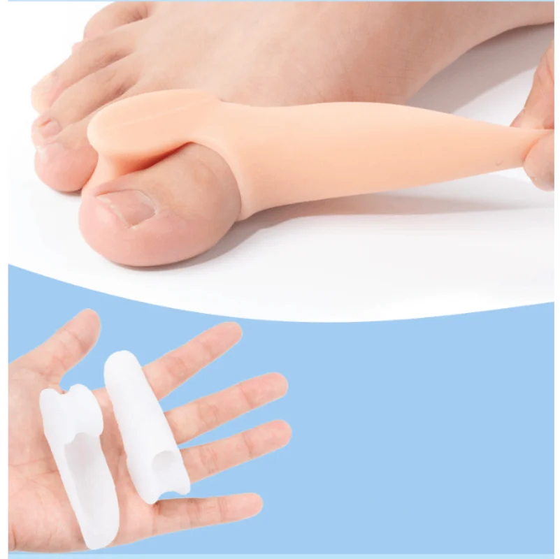 1/2/3/10Pairs Big Toe Straightener Thumb Valgus Protector Silicone Gel Foot Fingers Separator Bunion Adjuster Feet Pads Relief
