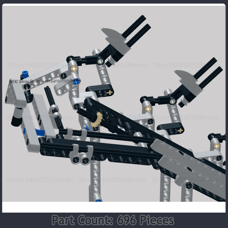

GBC Ball Shooter Marble Run V2 MOC Строительные блоки Моторная машина Образовательные технологии Кирпичи Головоломки Креативная коллекция Подарки