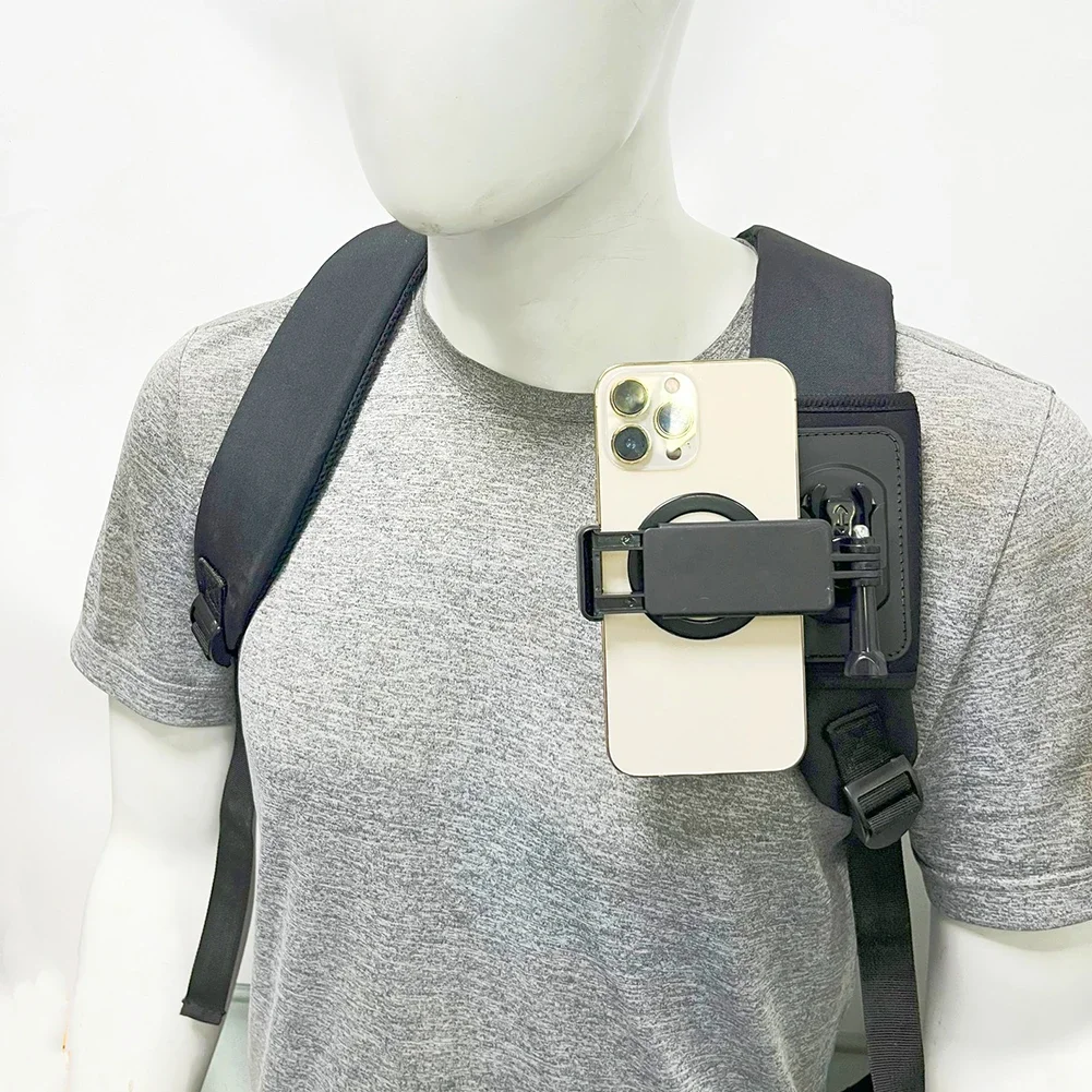 360 Rotation Tasche Rucksack Schultergurt Halterung für GoPro Hero 13 12 11 10 9 DJI Action 5 Pro 4 Insta360 X4 X3 Halter – Detail 3