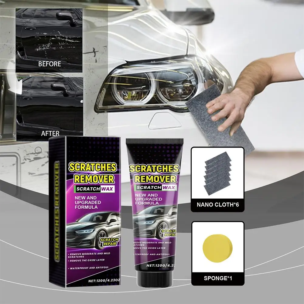 Auto Kras Remover Automotive Polijsten Kit Reparatie Wax Verf Anti Oxidatie Kras Koplamp Polijsten Zorg Krassen Rem J3J3